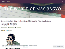 Tablet Screenshot of masbagyo.net